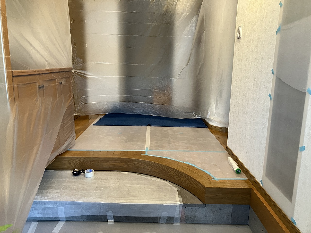 N様邸床・框改修工事