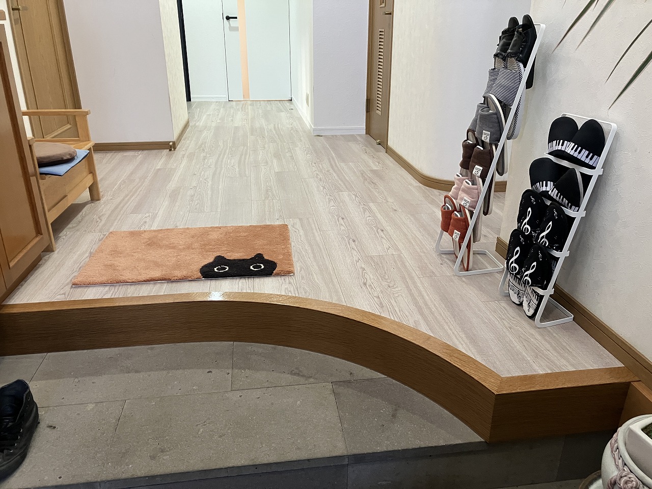 N様邸床・框改修工事